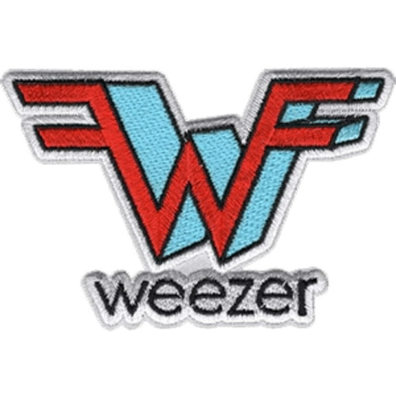 C&D Visionary Weezer Logo Multicolor Embroidered Patch, 2.4" x 3.6"