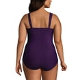 thumbnail image 2 of Lands' End Women's Plus Size Slender Suit Grecian Low Leg One Piece Swimsuit, 2 of 3