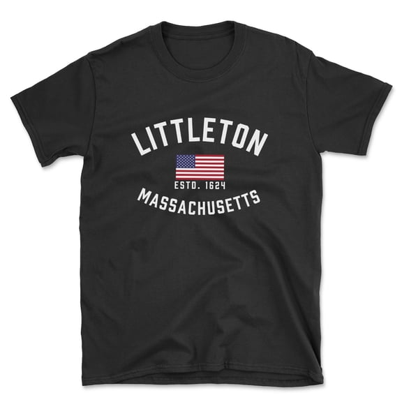 Littleton Massachusetts Patriot Men's Cotton T-Shirt
