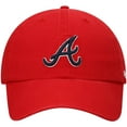thumbnail image 2 of Men's '47 Red Atlanta Braves Clean Up Adjustable Hat, 2 of 4