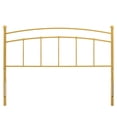 thumbnail image 3 of Headboard, Queen Size, Metal, Gold, Modern Contemporary Urban Design, Bedroom Master Guest Suite, 3 of 6