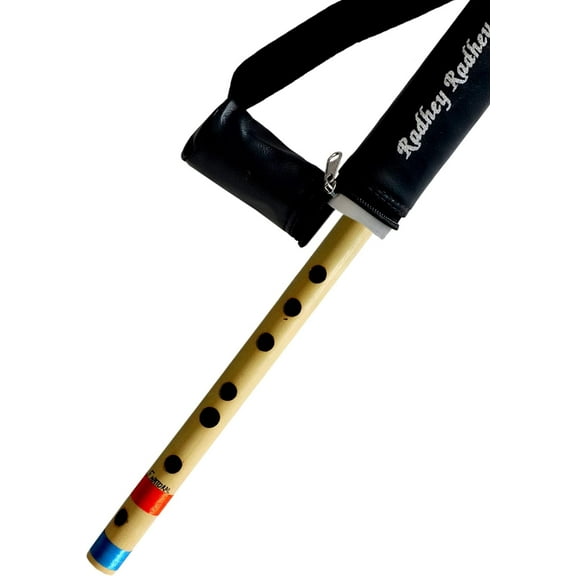 Musical Combo Flutes F Natural (14 Inch) & F Sharp (14 Inch) Bamboo Flute Bansuri with Flute Carry Bag Free By Indian Collectible