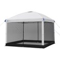 thumbnail image 1 of Ozark Trail 10 FT x 10 FT Straight Leg Canopy Mesh Curtain Accessory - Frame Not Included, GRAY, 1 of 10