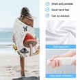 thumbnail image 4 of Beach Towel Mushrooms Bath Pool Towels Butterflies Star Plant Absorbent Beach Towel Soft Large Quick Dry Lightweight Camping Travel Sports Yoga Gym Swim Towels for Adult 35x70 Inch, 4 of 9