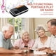 thumbnail image 5 of Mini Radio AM Altavoz Estéreo Portátil Digital Reproductor de Audio MP3 Radio Linterna LED Soporte Unidad USB Tarjeta TF Entrada Auxiliar, 5 of 5