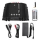 thumbnail image 3 of Amplificador de potencia del receptor, amplificador Bluetooth Amplificador de cine en casa HiFi de 4 canales Amplificador de potencia Bluetooth impulsado por el rendimiento, 3 of 8