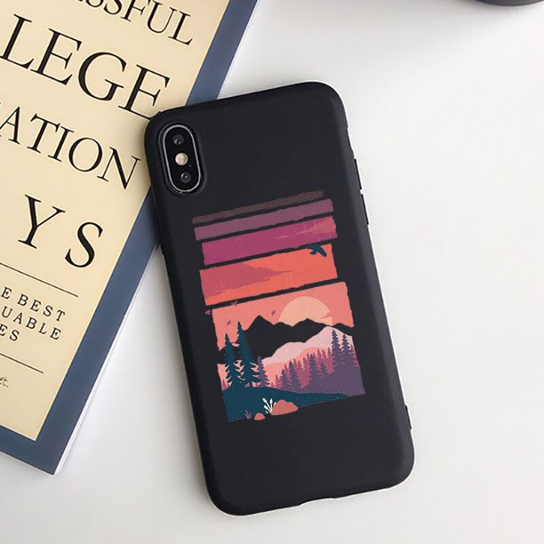 Funda de árbol de montaña puesta de sol para Xiaomi Redmi Note 8 9 10 7 8T 9S 10S 9C 10C Mi 9T 10 11 10T 12 Lite Poco X3 NFC X4 Pro TPU Fundas Tan Jianjun unisex