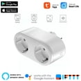 thumbnail image 3 of Prise Intelligente (Type F), Prise Intelligente Compatible avec Apple HomeKit, Siri, Alexa, Google Home et Google Nest, Prise Programmable WiFi avec Commande Vocale et Télécommande (1pcs), 3 of 5