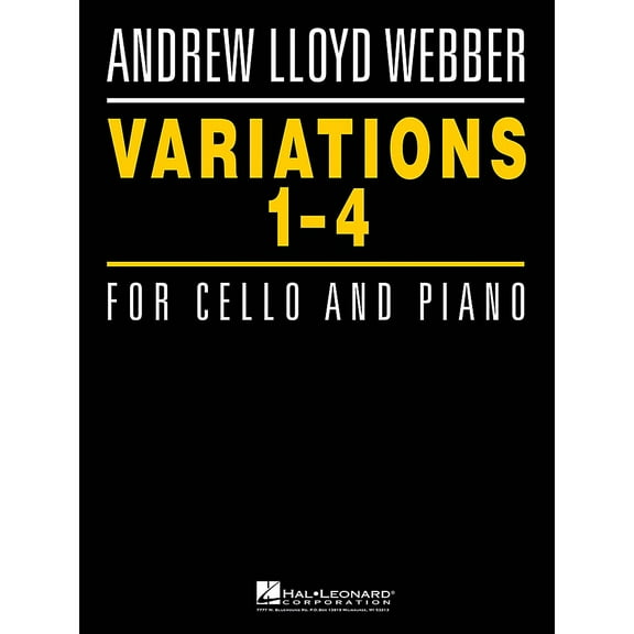 Hal Leonard Variations 1-4 for Cello and Piano Instrumental Series Softcover