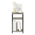 thumbnail image 5 of Furinno Just 3-Tier Industrial Metal Frame End Table with Storage Shelves, 1-Pack, French Oak, 5 of 5