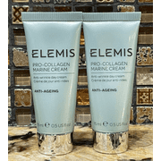 Lot of 2 Elemis Pro-Collagen Marine Cream 0.5 oz.each-1 oz