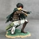 thumbnail image 3 of Attack on the Giant Battle Damage Commander Kneeling and Bloody Battle Liwei Commander Special Edition Scene Model Handmade, 3 of 5