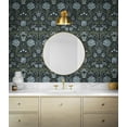 thumbnail image 3 of Nextwall Blue & Sage Honeysuckle Trail Peel And Stick Wallpaper - 20.9 in. W x 18 ft. L Roll, 3 of 10
