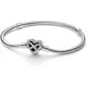 thumbnail image 1 of Pulsera de mujer plata corazón infinito brillante, 1 of 4
