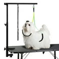 thumbnail image 2 of Urban Deco Pet Grooming Arm with Clamp Innovative Portable Two Grooming Arms - 33.5 inch Height Adjustable,Dog Grooming Loop and No Sit Haunch Holder for Large and Small Dogs,Cats, 2 of 9