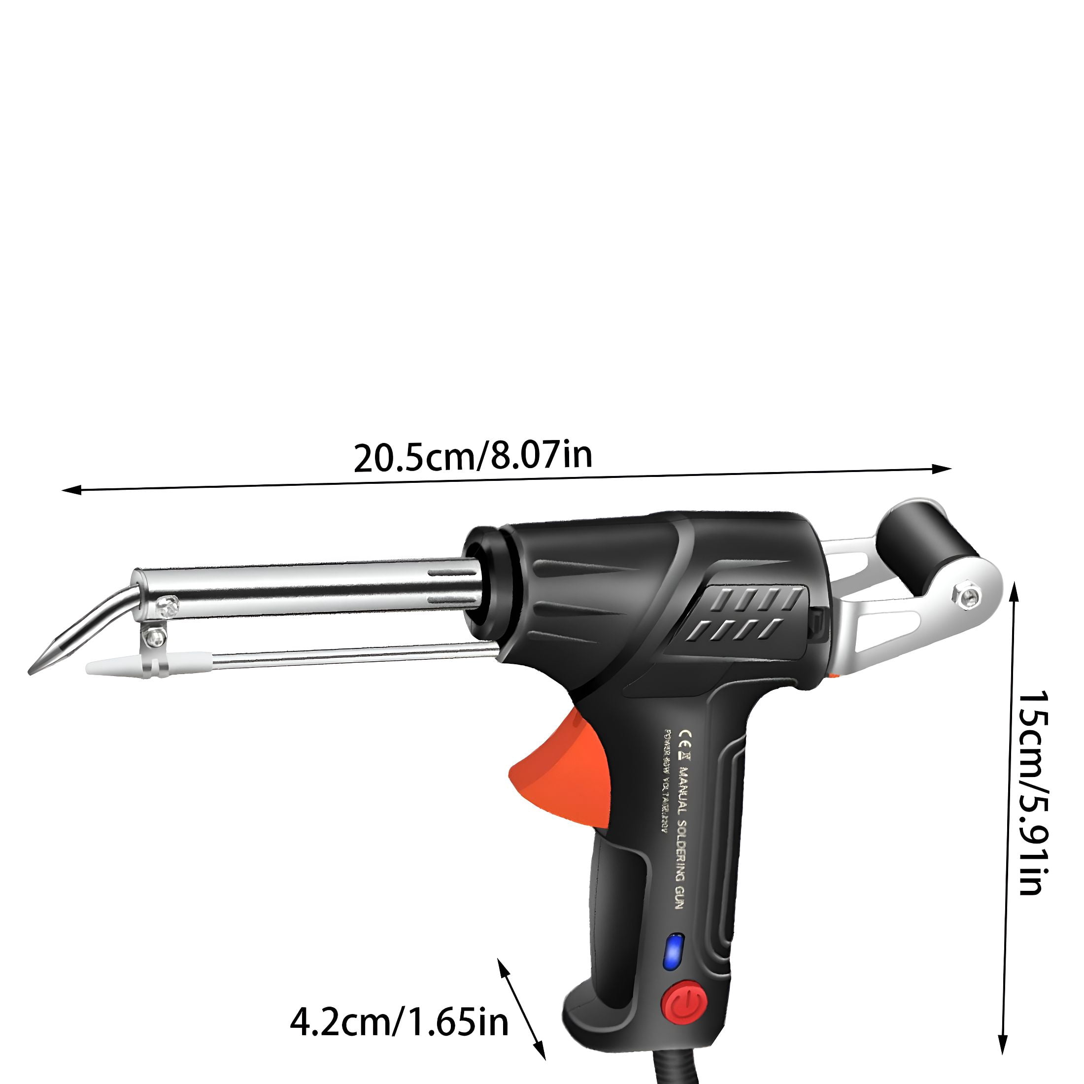 EXLEAF Internally Heated Industrial Laser Welding Tools, Multi-Function Soldering Iron Soldering Gun Set, Automatic Corded Solder Iron Internal Heat Electric Welding Tool
