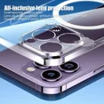 thumbnail image 2 of Clear Magnetic Phone Case For iPhone 14 11 12 13 15 Pro Max 12 13 Mini 15 Plus Magsafe Wireless Charge Silicone Shockproof Cover For iPhone 13Pro Max, 2 of 5