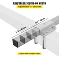 thumbnail image 3 of VEVOR Guide de Remorque de Bateau 24 Pouces en Forme de C avec Planches Rembourrées pour Tapis, 3 of 9