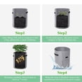 thumbnail image 6 of Clearance! Titcea Potato Grow Bags, 7 Gallon Window Vegetable Grow Bags with Flap and Handles, Double Layer Breathable Nonwoven Cloth Fabric Pots for Tomato, Vegetable and Fruit, 6 of 8
