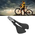 thumbnail image 4 of Cojín para Asiento de Bicicleta Cuero de Microfibra que Absorbe los Golpes Hueco Transpirable Arco de Acero Parte Inferior de Nailon Sillín de Bicicleta ANGGREK  Otros, 4 of 8