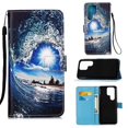 thumbnail image 1 of Plain Weave Leather Case For Samsung Galaxy S22 Ultra 5g, 1 of 5