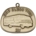 thumbnail image 3 of Antique Gold God Bless This Rv Keychain, 3 of 4