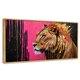 thumbnail image 1 of Cuadro Decorativo Marco Flotante Melena Majestuosa 120x60 Marco Dorado, 1 of 3