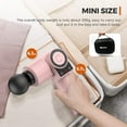 thumbnail image 2 of Mini Massage Gun Muscle Massage Gun Deep Tissue with Adjustable Arm,Electric Body Massager Gun for Post-Workout Pain Relief Super Quiet Brushless Motor With 6 Speeds Adjustment and 4 Massage Heads, 2 of 8