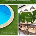 thumbnail image 7 of Fas Home Artificial Grass Rug Green Fake Grass Carpet 9FTX76FT, Pet Turf Mat Dog Grass Pee Pad with Drainage Holes, Indoor Outdoor Synthetic Lawn for Patio, Balcony, Deck, Yard, 7 of 7