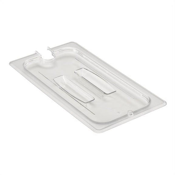 Cambro Camwear GN 1/3 Notched Handled Covers, Clear, Set Of 6 Covers