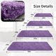 thumbnail image 4 of Alfombras de baño antideslizantes, grandes, para decorar el baño, para ducha, lavables a máquina, 61 x 120 cm, color lavanda, 4 of 5