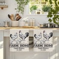 thumbnail image 4 of Chicken Kitchen Towels Set of 2, Vintage Rustic Farmhouse Animals Text Absorbent Dish Towels for Kitchen, Microfiber Hand Towel, Quick Drying Tea Towel for Cleaning Decorative Dishcloths, 4 of 7