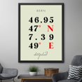 thumbnail image 4 of Map of Bern, Switzerland, Multiline Coordinates Colored (36x48), 4 of 9