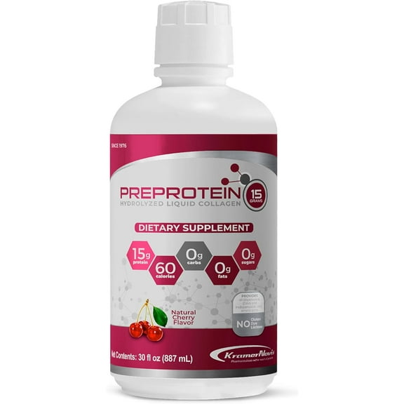 PreProtein 15 Liquid Predigested Protein - Cherry Size: 30oz Bottle