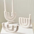 thumbnail image 3 of Candlestick Holder Ceramic Ornament Photography Home Decoration Candle Holder Nordic Home Decor Ceramic Candelabra,C, 3 of 5