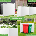 thumbnail image 2 of LoLado Vinyl Privacy Fence 50"W x 50"H 2-Panel, Outdoor Privacy Screen Panels Kit, Air Conditioner Trash Can Enclosure for Garden, Patio, 2 of 10