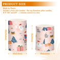 thumbnail image 6 of Yayeee Flameless Candles with Remote Flickering Battery Operated Multi Color Changing, Blue Christmas Santa, 6 of 7