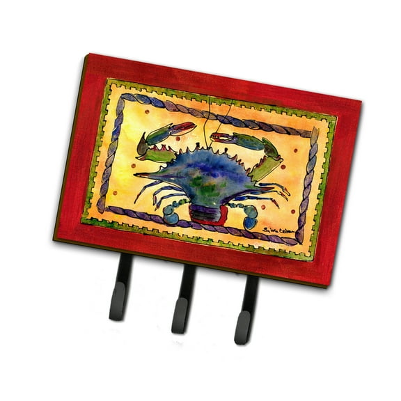 Carolines Treasures 8056TH68 Crab Leash or Key Holder Triple Hook multicolor
