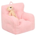 thumbnail image 1 of Puf para niños MOMCAYWEX con oso de peluche rosa, 1 of 7