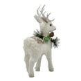 thumbnail image 4 of White Christmas Reindeer Decor 14", 4 of 4