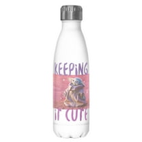 Star Wars: The Mandalorian The Child Keeping It Cute  Stainless Steel Water Bottle White 17 oz.