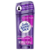 Lady Speed Stick Invisible Dry Antiperspirant Deodorant, Shower Fresh, 2.3oz