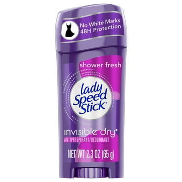 Lady Speed Stick Invisible Dry Antiperspirant Deodorant, Shower Fresh, 2.3oz