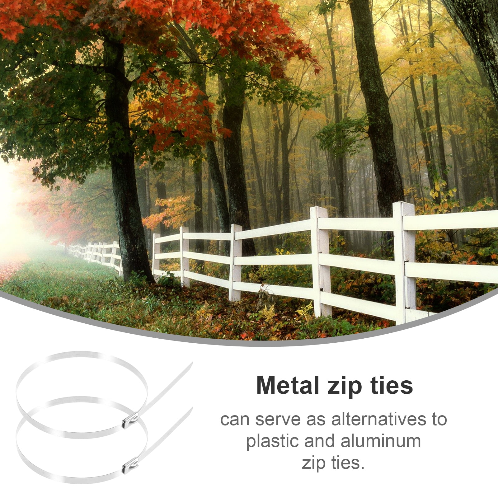 100pcs Metal Fence Extender for Dogs Chain Link Fence Chain Link Fence  Slats - Walmart.ca