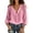 *Pink, variant on VBVC Women's Cotton Linen V Neck Blouse , Ladies' Boho Ruffle Long Sleeve Tunic Top , Casual Summer Vacation Shirts For Women, S-2XL