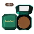 thumbnail image 1 of Dark Double-layer Powder With Mirror Powder Puff Matte Cosmetics Waterproof Natural Makeup 10g, 1 of 7