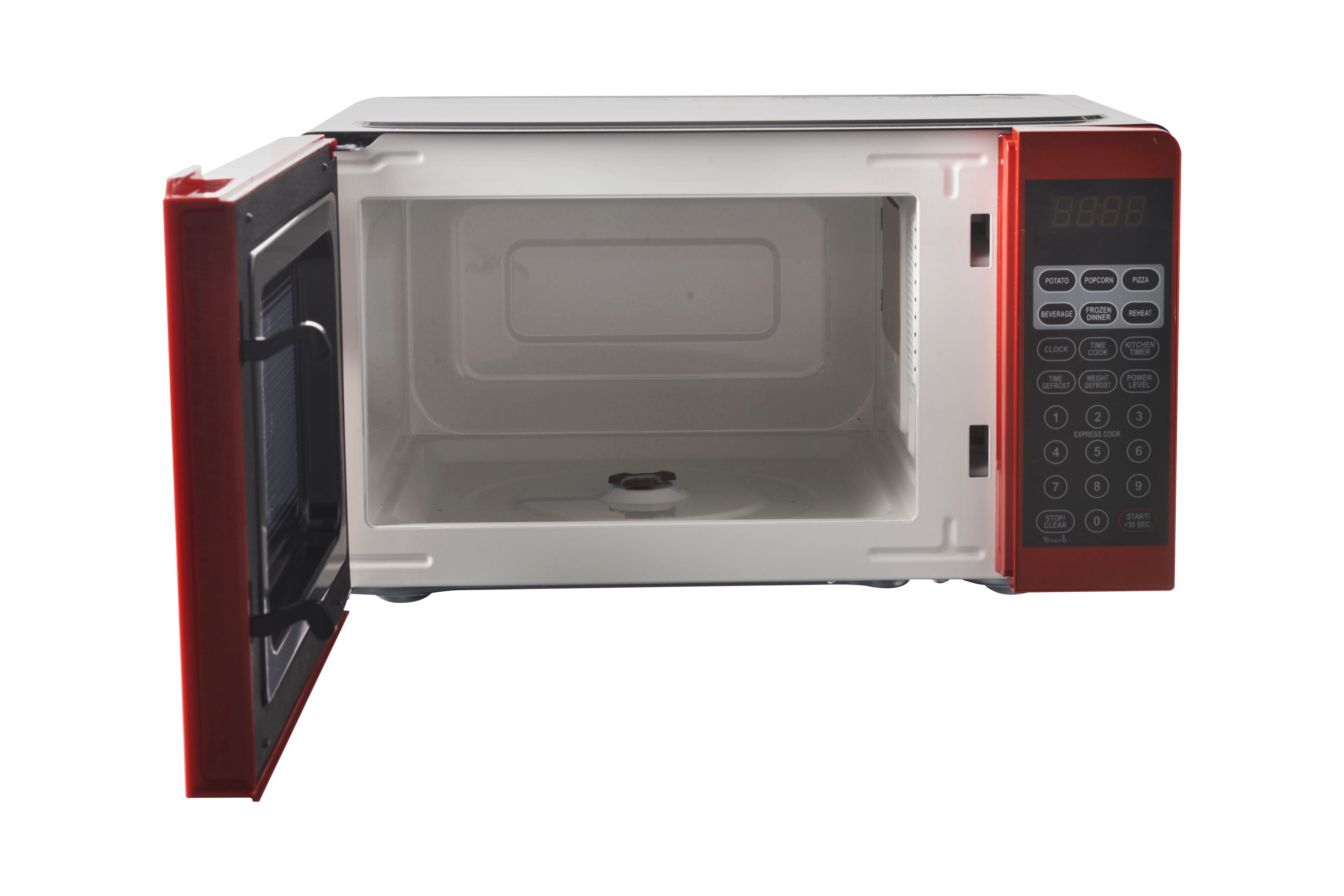 Proctor Silex 0.7 Cu ft Red Digital Microwave Oven