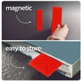 thumbnail image 3 of Foldable Measuring Spoons, 2pcs Polygons Spoon Flat Folding Magnetic Tool for Kitchen Large and Small, Made of PP, Easy to Clean, Convenient for Daily Use, 3 of 7
