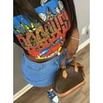 thumbnail image 3 of Plus Size Apay Women's High Waisted Denim Skirt  Tight and Sexy Waist And Hips (1XL-4XL), 3 of 6