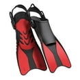 thumbnail image 1 of Lipstore Palmes de Plongée sous-Marine pour Hommes Femmes, Palmes de Plongée en Silicone pour Plongée en Apnée sous-Marine 38 à 42 Rouge, 1 of 8